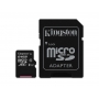 Карта памяти microSD 64 Гб Kingston (SDC10G2/64GB) класс 10 UHS-I 45 MB/s с адаптером